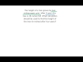 Tree Growth Calculations