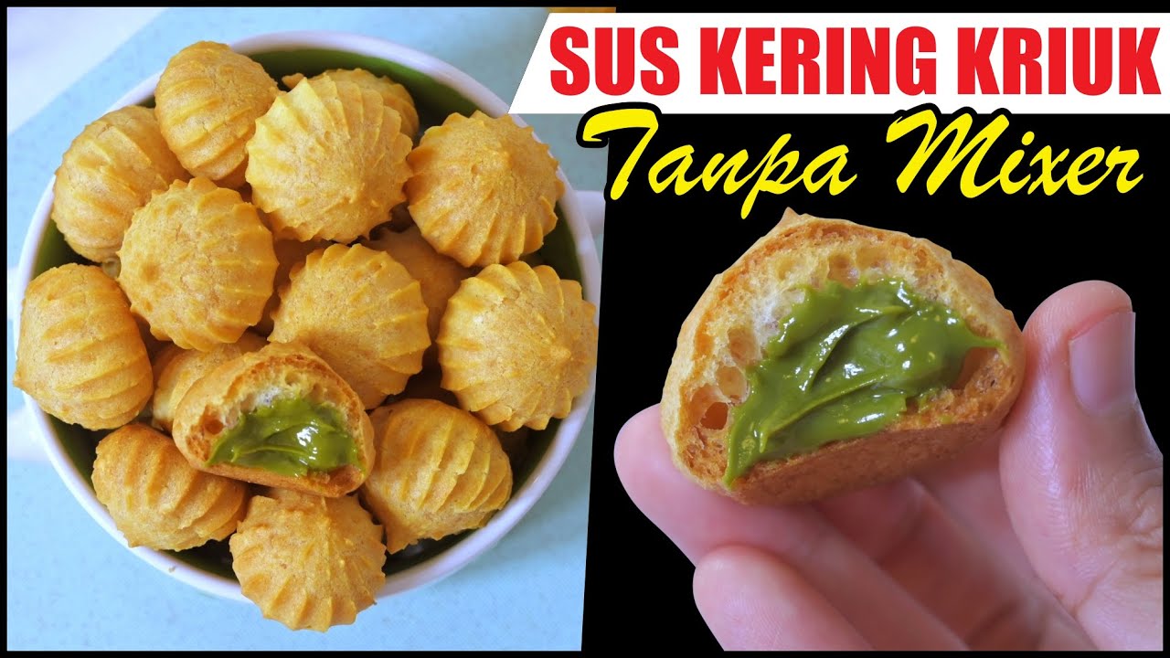 Tanpa Baking Powder Bisa Oven Tangkring |  Sus Kering Keju Tanpa Mixer