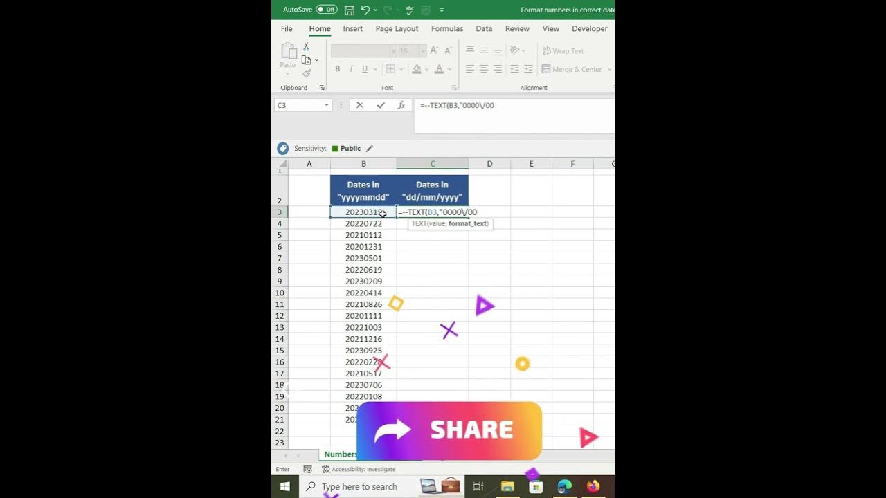 format-numbers-in-correct-date-format-in-excel-with-text-function-in