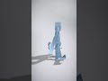 Stylized Soldier with Blocky Armor and Sword - AI Rigged 3D Character