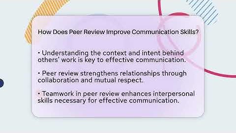 How Does Peer Review Improve Communication Skills? - The Personal Growth Path