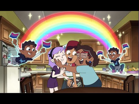 animated characters' coming out scenes