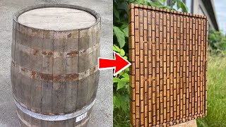 Old Barrel Turned Cutting Board