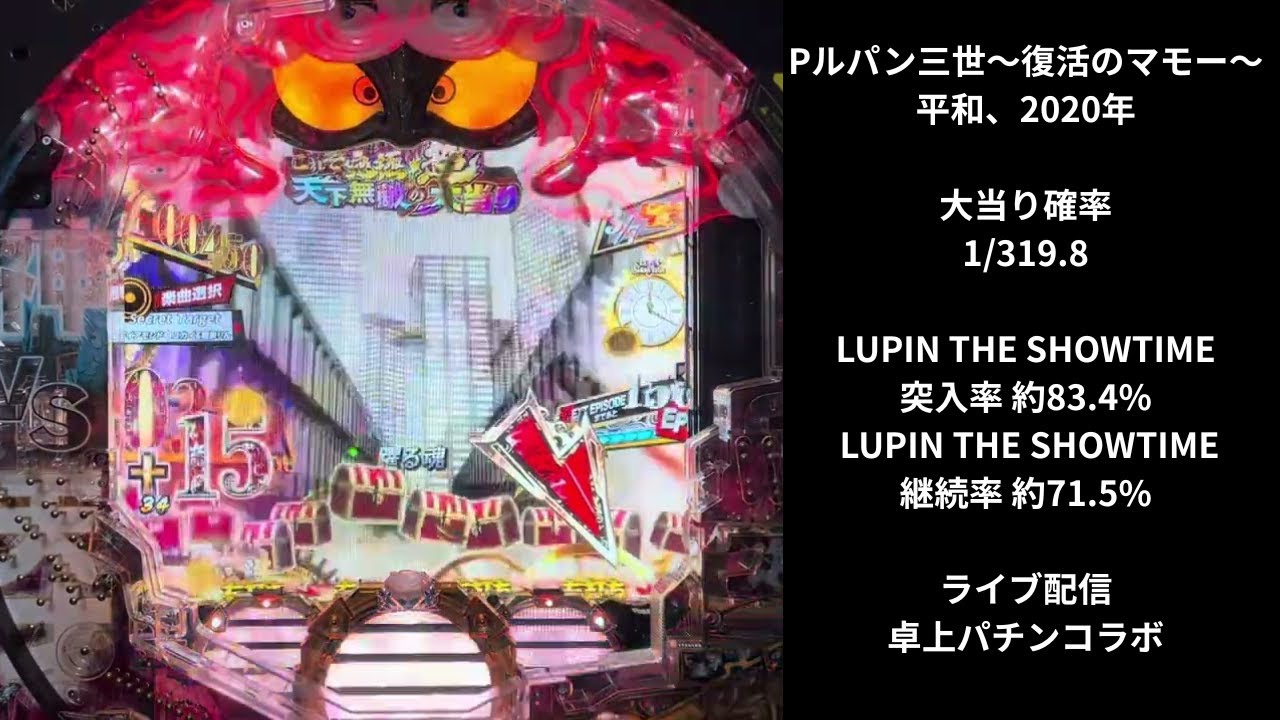 Pルパン三世～復活のマモー～（平和）　ライブ配信中