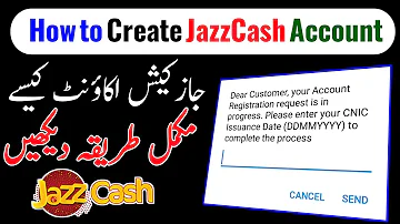 How to Create JazzCash Account in 2021|| Make Jazz Cash Account *786#