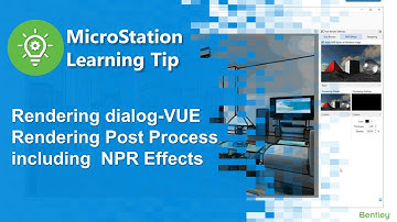 Rendering dialog VUE Rendering Post Process including  NPR Effects