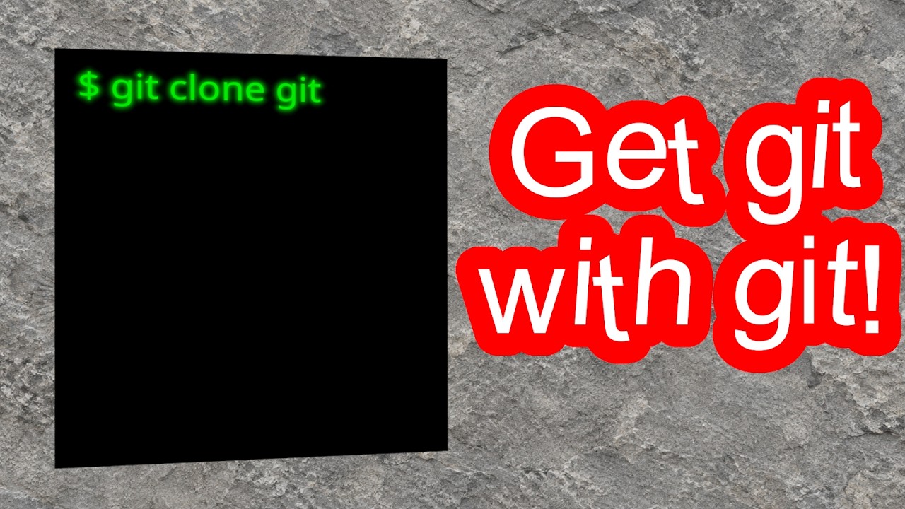 Gitception! How to install git using git | Linux command line - YouTube