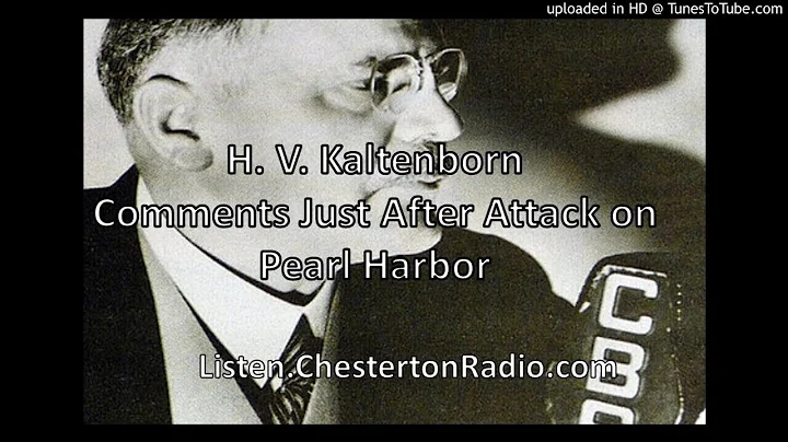 Comments Just After Attack on Pearl Harbor - WWII ...