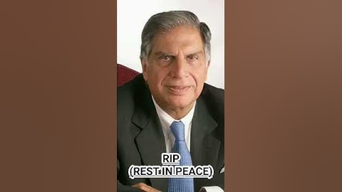REST IN PEACE ! You are a Real Hero Sir (1937 -2024) மறைந்த ரத்தன் டாடா.. உறைந்த மக்கள். #shortsfeed