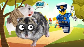 🐹 Hamster Thief Escapes Minecraft Maze! 🐹 Real Life Hamster screenshot 2