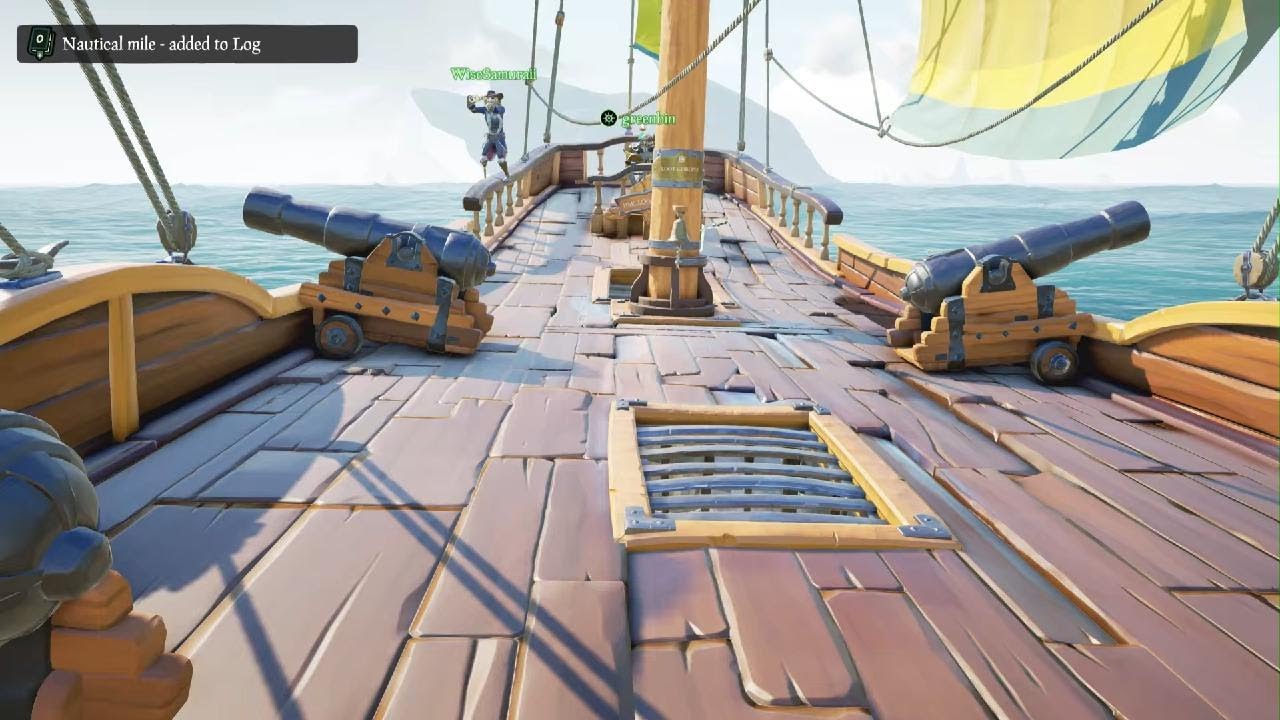 Shoot the statue - Sea Of Thieves with wise_samurai and greenbin1