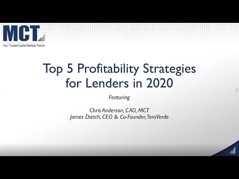 MCT & HousingWire Webinar - Top 5 Profitability Strategies for 2020