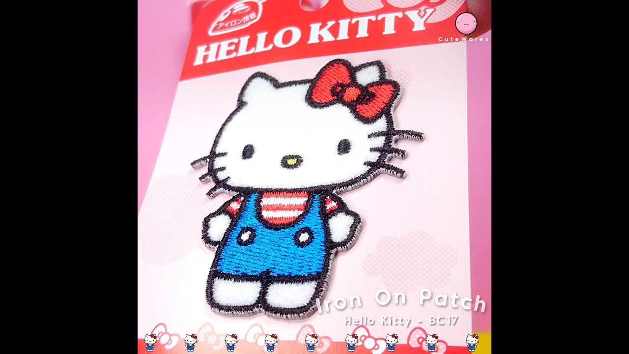 Προϊόντα 8pcs hello kitty embroidered patches iron on motif