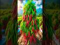 Chinese Pepper Planting Secrets to Maximize Your Harvest #farming #shorts #satisfying