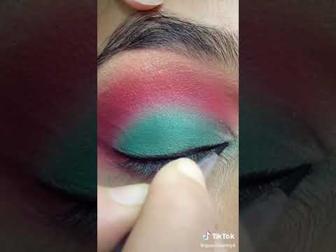 Видео: Diwali Eye Makeup Tutorial - Pink Green