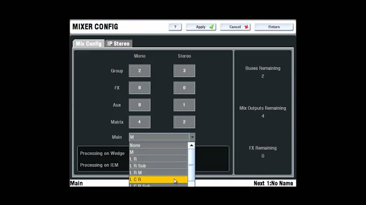 Allen & Heath iLive MixRack Setup