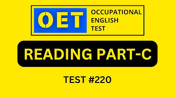 OET READING PRACTICE TEST | OET 2.0 Online Classroom