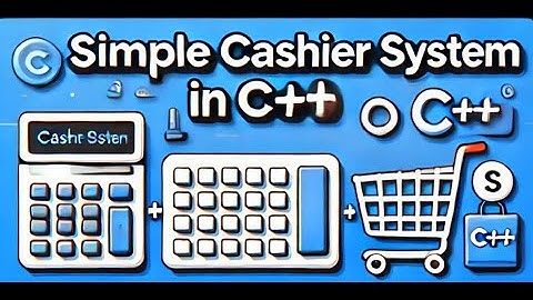 Simple Cashier System by C++