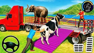 Farm Animal Truck Transport Simulator Game - Animal Transport Truck 3D - Android Gameplay screenshot 2