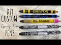 DIY Custom Pens | School Themed Pens | Epoxy Free