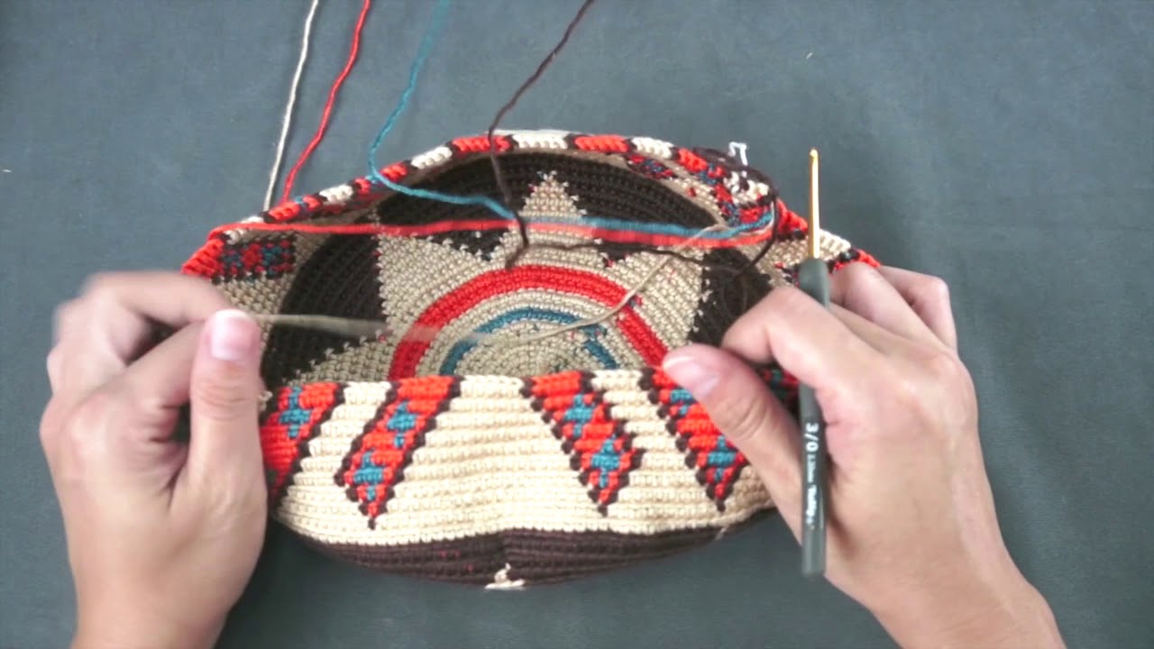 การถักเป้ Wayuu ตอนที่ 6