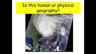 Human vs Physical geography