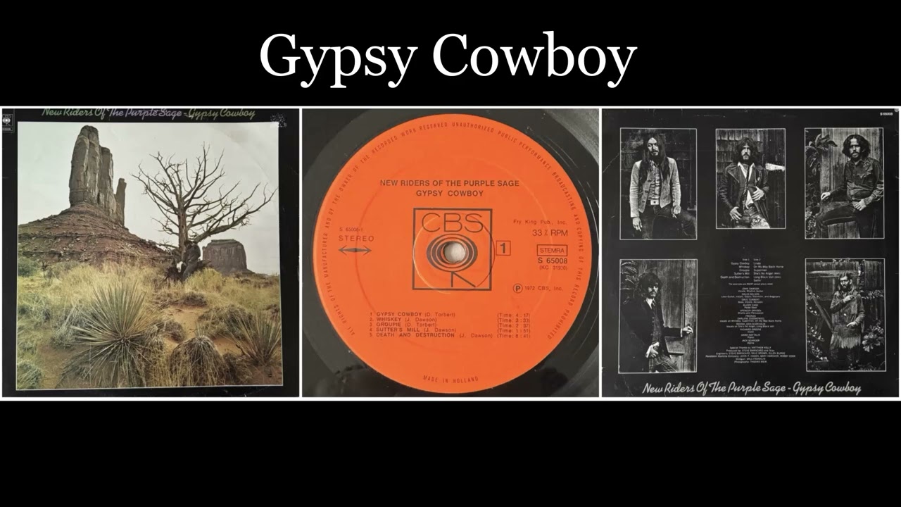New Riders Of The Purple Sage/ Gypsy 〜 New Riders Of The Purple Sage – Gypsy Cowboy – Vinyl (Santa Maria