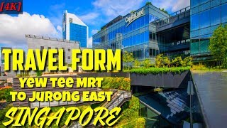 Travel form Yew tee MRT to Jurong East MRT in Singapore...8-April-2020[4K] screenshot 4