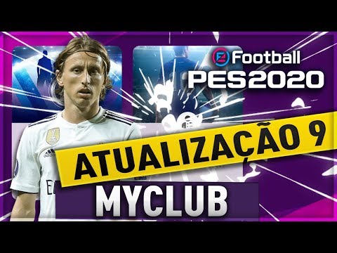 myClub PES 2020 - ATUALIZAÇÃO 9 - NOVO POTW E STATUS ATUALIZADOS