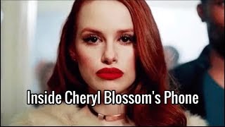 Inside Cheryl Blossom Phone From Riverdale
