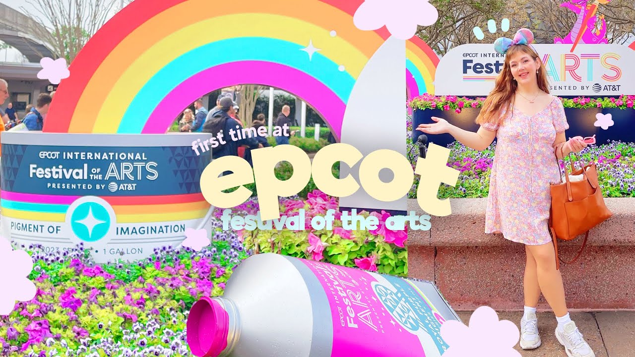 DISNEY WORLD VLOGS ✿ Experiencing Epcot's Festival of the Arts for the first time as an artist!