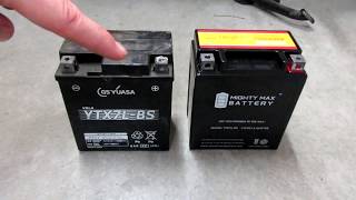 Classic Ninja 250 Battery Replacement (YTX7L-BS)
