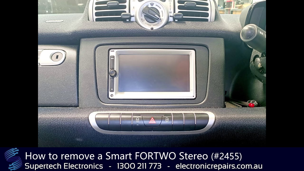 How To Remove A Smart Fortwo Stereo (#2455)