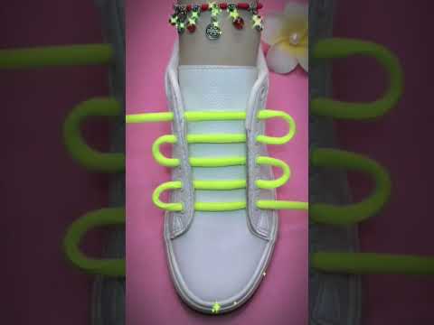 How to stylish tie shoe laces | Tie your shoes | Shoelacing styles #shoes #shoelaces #shoelacing