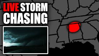 🔴LIVE Storm Chasing - Tornado Threat - Alabama