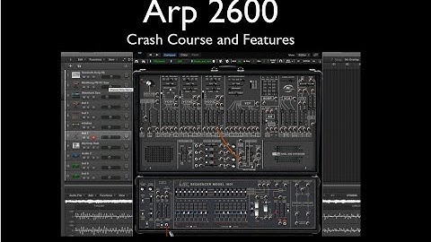Arp 2600:  Sequencer., Ext Audio, Sample & Hold