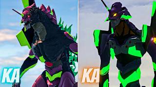 Kaiju Alpha Shin Eva Vs Kaiju Arisen Eva 01 Model Comparison