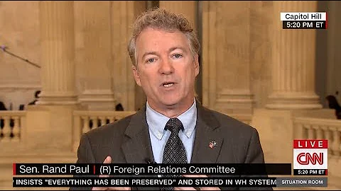 Sen. Paul Discusses Saudi Arabia, War in Yemen - Nov. 28, 2018