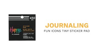 Journaling Fun Icons - Tiny Sticker Pad | SP2H20-048