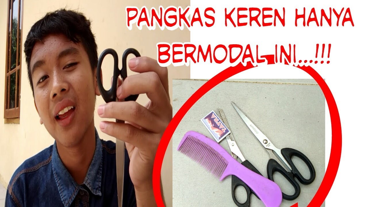  Pangkas  rambut keren  tanpa pergi ke salon YouTube