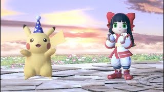 Super Smash Bros Ultimate  Tokyo Mew Mew Power The Movie Pikachu U0026 Saori Victory Pose