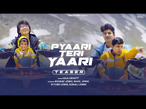 PYAARI TERI YAARI: Teaser| Saaj B ft Sourav Joshi,Sahil,Piyush,Kunali |Amjad Nadeem| Rel on 23rd Aug