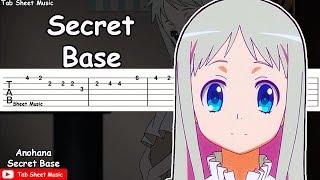 Anohana ED (FULL) - Secret Base Guitar Tutorial