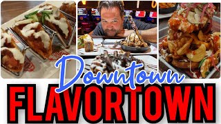 We take a trip to Flavortown! Pigeon Forge TN! @TheCrazyPop #DowntownFlavortown #GuyFieri