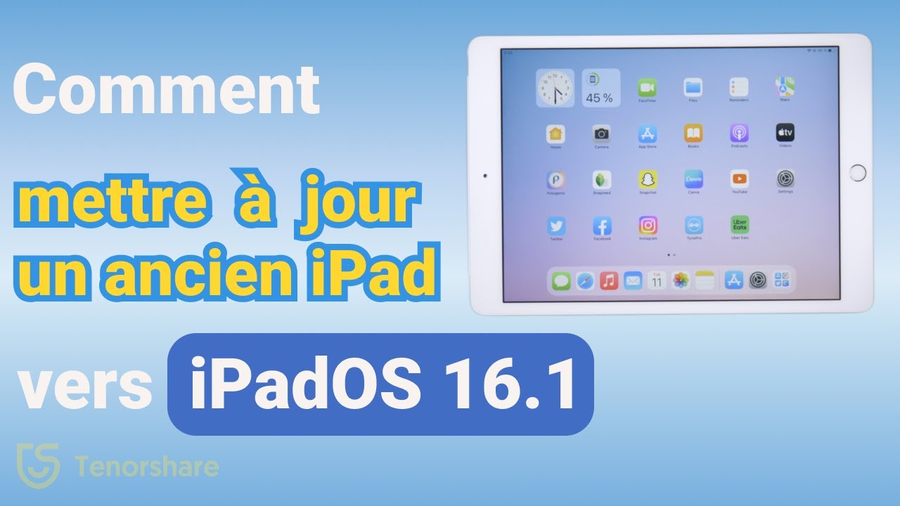 Comment mettre jour un ancien ipad vers ipados 16 1 youtube