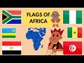 FLAGS OF AFRICA All The National Flags And Names Of African Countries Geography Facts