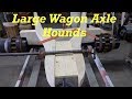 Assembling Borax Water Wagon Axle Hounds with Tapered Mortise & Tenons