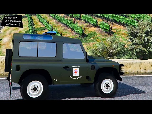 Land Rover Defender 90 Policia Naval for GTA 5