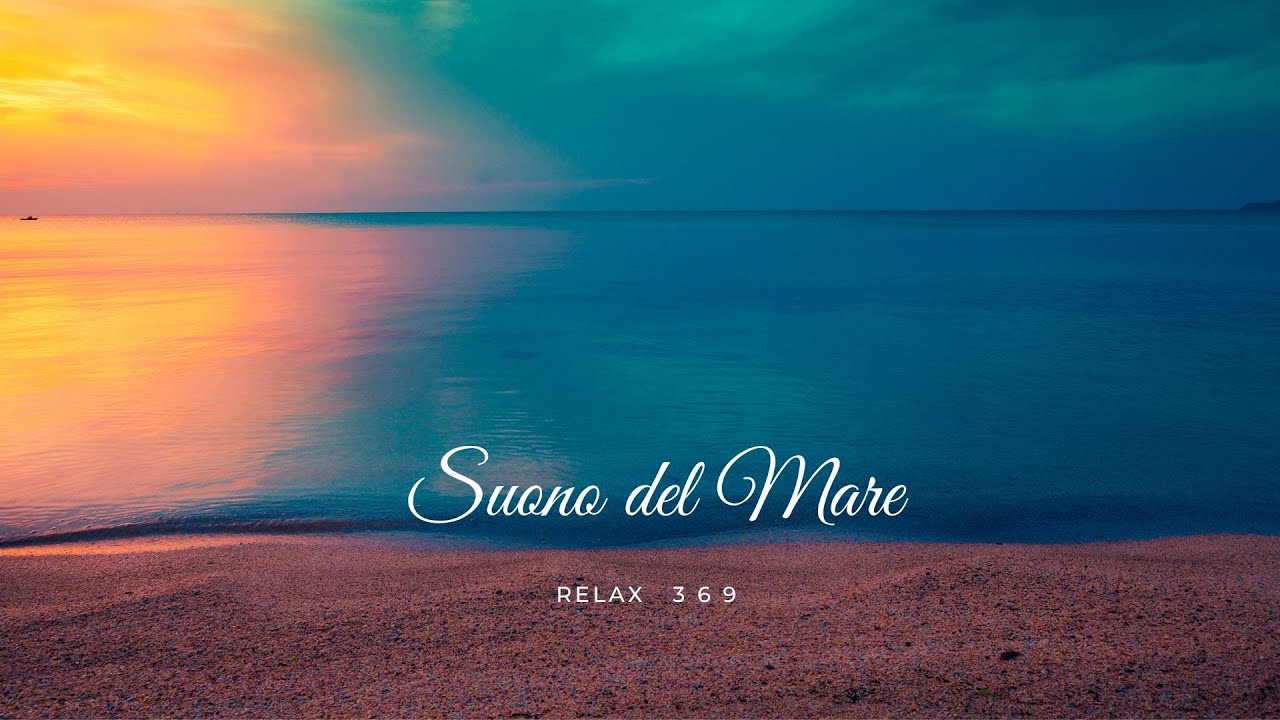 Rumore del mare - delle onde - 🍃🧘🏽Ocean Sounds🍃📜😴ASMR - Profonda ...
