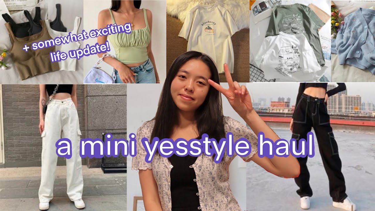 new year new yesstyle clothes || mini try on haul 2023 + an exciting update!